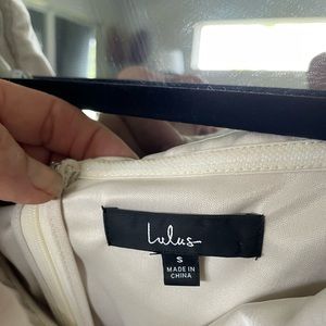 Cream Lulu dress, size small